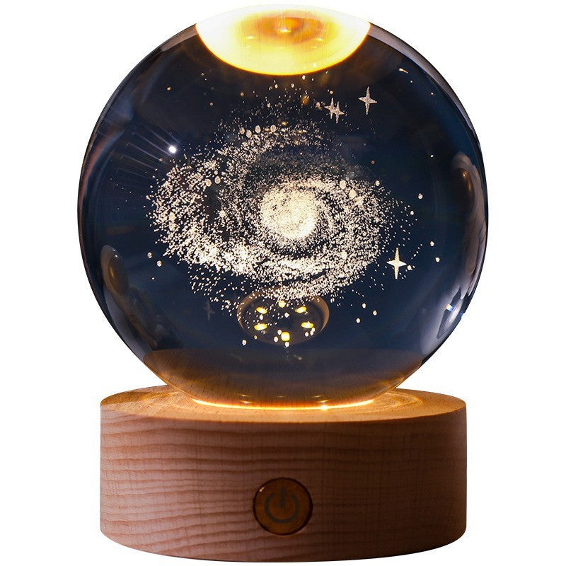 Crystal Ball 3D Solar System Night Light